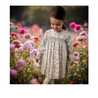 "Flower Garden" Smocked Dress