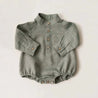 Baby Toddler Boy Linen Romper- Little Bambini Boutique