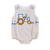 Baby Tractor Romper - Little Bambini Boutique