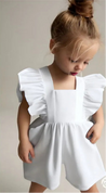 Baby Toddler Linen Romper - Little Bambini Boutique