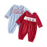 Childrens Smocked Christmas Outfit - Little Bambini Boutique