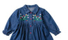Girls Denim Dress - Little Bambini Boutique
