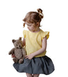 Girls Linen Blouse - Little Bambini Boutique