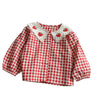 Girls Strawberry Blouse - Little Bambini Boutique