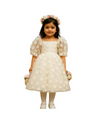 Girls White Special Ocassion Dress - Little Bambini Boutique