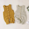 Cute Cable Knit Overalls