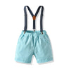 Boys Basic Shorts and Suspenders - Little Bambini Boutique