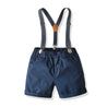 Boys Basic Shorts and Suspenders - Little Bambini Boutique