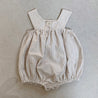 Striped Cotton Romper - Little Bambini Boutique