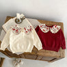 Girls Collar Sweater - Little Bambini Boutique