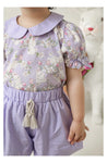 Girls Short Sleeved Blouse - Little Bambini Boutique