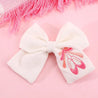 Girls Embroidered Hair Clip - Little Bambini Boutique