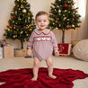 "3 Little Santas" Romper