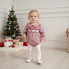 "3 Little Santas" Romper