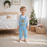 "Gingerbread Man" Overalls and T Shirt Set