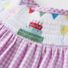 Girls Smocked Gingham Dress - Little Bambini Boutique