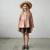 Girls Cotton Linen Blouse - Little Bambini Boutique