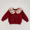 Girls Collar Sweater - Little Bambini Boutique