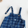 "Leo" Checked Denim Overalls