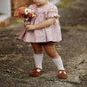 Girls Cotton Linen Dress - Little Bambini Boutique