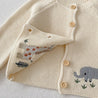 Toddler Boys and Girls Embroidered Cardigan - Little Bambini Boutique