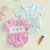 Baby Girls Smocked Romper - Little Bambini Boutique