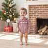 "3 Little Santas" Romper
