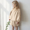 Girls Linen Blouse - Little Bambini Boutique