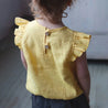 Girls Linen Blouse - Little Bambini Boutique