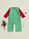 "Jolly Santa" Overalls and T Shirt Set