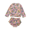 Costume da bagno "Water Flowers" in due pezzi