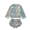 Costume da bagno "Water Flowers" in due pezzi