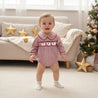 "3 Little Santas" Romper