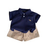 Toddler Boys Polo Shirt and Shorts Set - Little Bambini Boutique