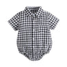Baby Boys Short Sleeve Shirt Style Romper Little Bambini Boutique