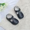 Children T Bar Leather Shoe - Little Bambini Boutique