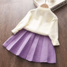 Childrens Girls Skirt Cardigan Set - Little Bambini Boutique