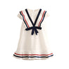 Pleated Sailor Dress - Little Bambini Boutique