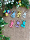 Easter Bunny Monogrammed Tag,Decoration - Little Bambini Boutique