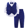 Toddler Boys Formal Pants Shirt Vest Set- Little Bambini Boutique