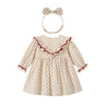 Girls Liberty Print Style Long Sleeved Dress - Little Bambini Boutique