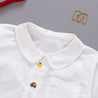Boys White Peter Pan Collar Shirt - Little Bambini Boutique