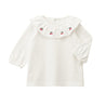 Girls Embroidered Long Sleeve T Shirt - Little Bambini Boutique