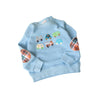 Boys Applique Embroidered Sweatshirt - Little Bambini Boutique