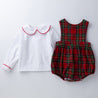 Tartan Romper and Shirt Set - Little Bambini Boutique