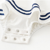 Baby Cotton Short Sleeve Sailor Style Dress - Little Bambini Boutique