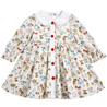 Girls Lined Cotton Bambi Forest Print Dress - Little Bambini Boutique