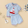 Baby Toddler Shorts & Top Set Sailing Boat - Little Bambini Boutique