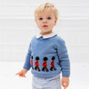 Toddler Boys Jumper With Soldiers - Little Bambini Boutique