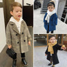 Children Boy's Woollen Coat -Little Bambini Boutique